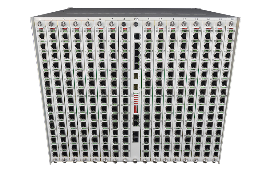 飛暢科技-960路電話光端機(jī)（8U 19英寸，SFP 1+1光備份）