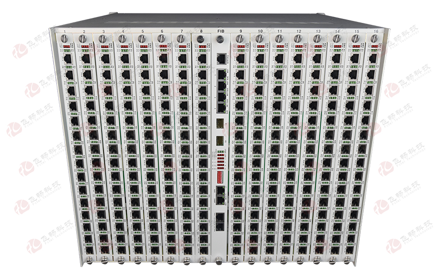飛暢科技-960路電話光端機(jī)（8U 19英寸，SFP 1+1光備份）